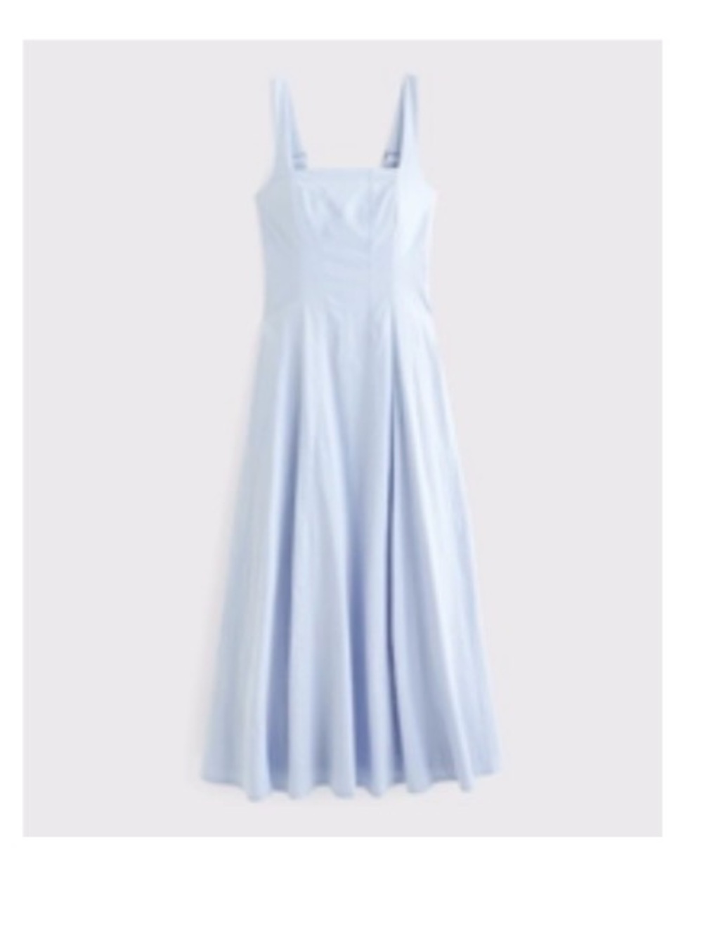 Abercrombie & Fitch Mila Midi Dress - Lilac Blue